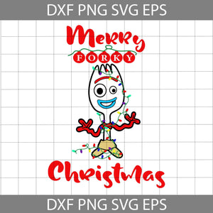 Merry forky christmas SVG, Christmas Svg, Cricut File, Clipart, Svg, Png, Eps, Dxf