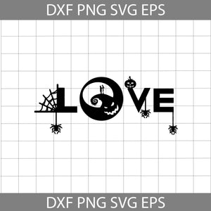 Jack And Sally Love Halloween Svg, Halloween Svg, Cricut File, Clipart, svg, png, eps, dxf