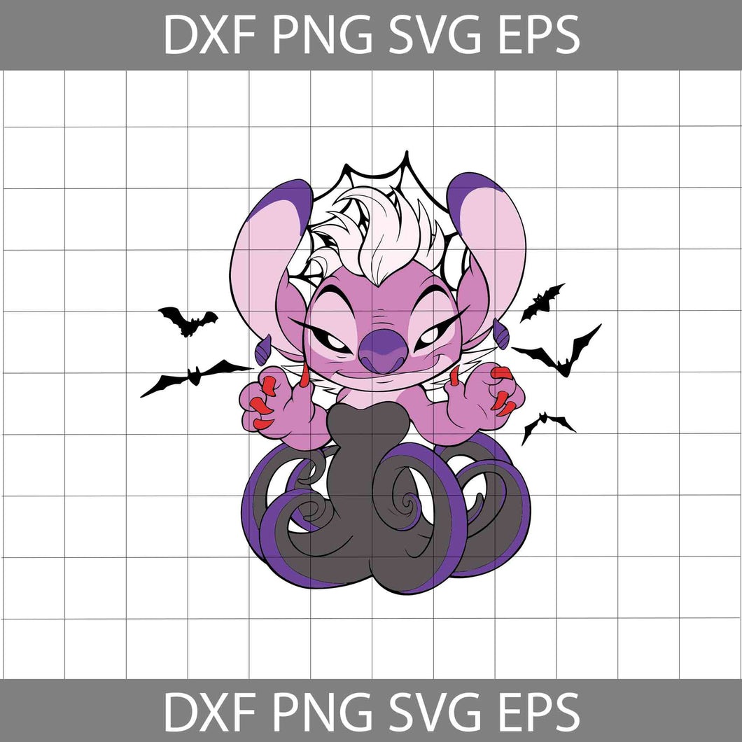 Angel Costume Ursula Halloween Svg, Ursula svg, Lilo And Stitch Svg, Halloween svg, Cricut File, Clipart, Svg, Png, Eps, Dxf