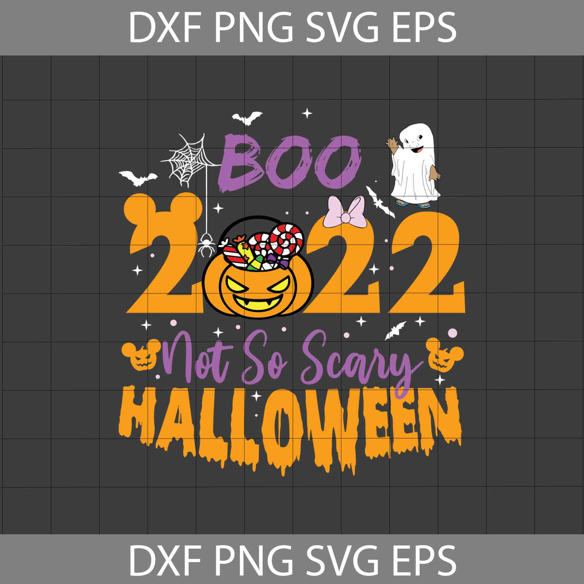 Boo 2022 Svg, Not So Scary To Halloween Svg, Lilo Boo Svg, Halloween ...
