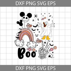 Donald Duck Boo svg, Cute Ghost Svg, Halloween svg, Cricut File, Clipart, svg, Png, Eps, Dxf