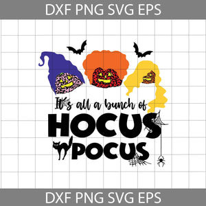 It’s All A Bunch Of SVG, Hair Pumpkin Svg, Halloween svg, cricut file, clipart, svg, png, eps, dxf