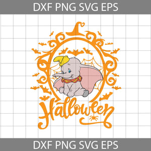 Dumbo Halloween Svg, Elephant svg, Halloween svg, Cricut File, Clipart, Svg, Png, Eps, Dxf