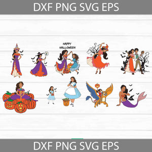 Elena Svg, Isabel svg, Mateo svg, Migs svg, Naomi svg, Elena of avalor Halloween SVg, Princess svg, Bundle, Halloween svg, cricut file, clipart, svg, png, eps, dxf