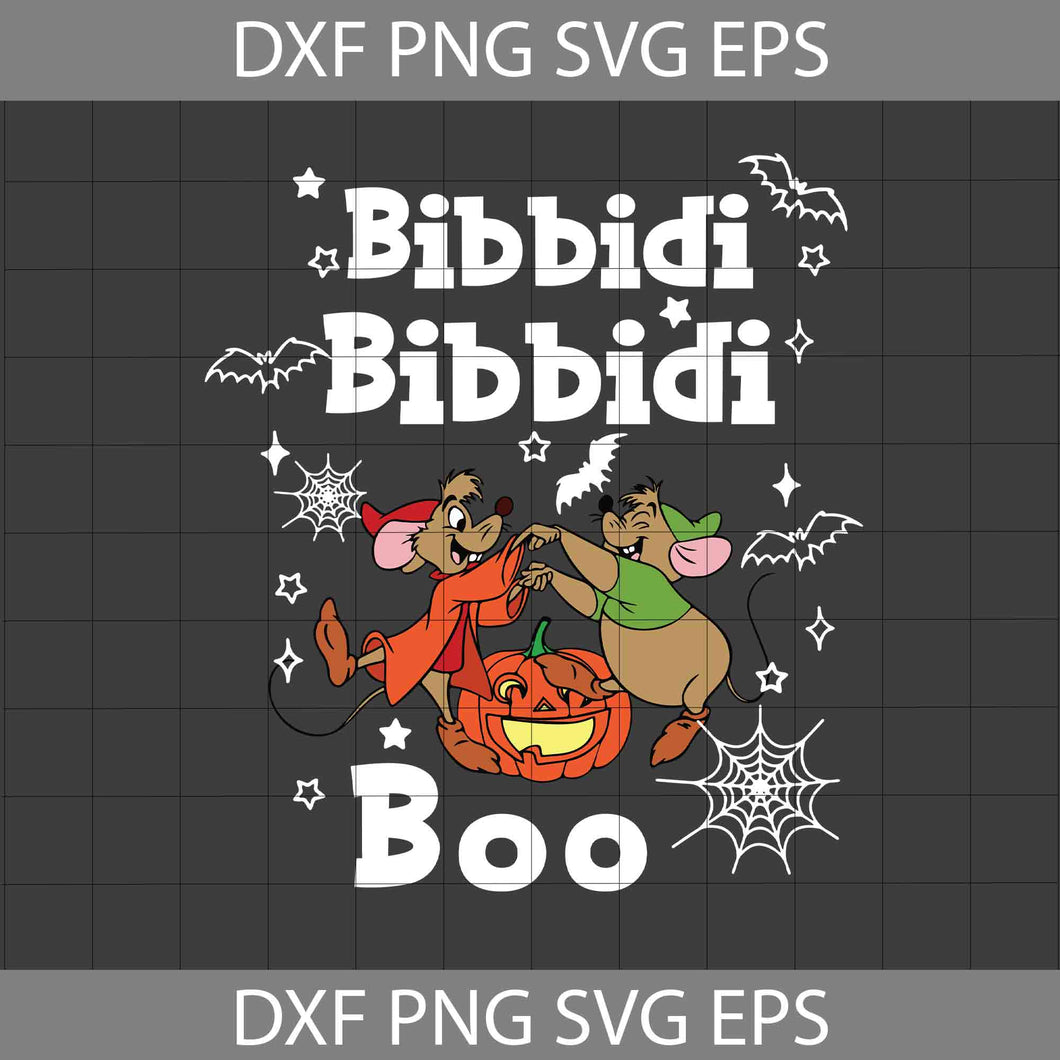 Bibbidi Bobbidi Svg, Jaq and Gus Svg, Cinderella Mice Svg, Halloween