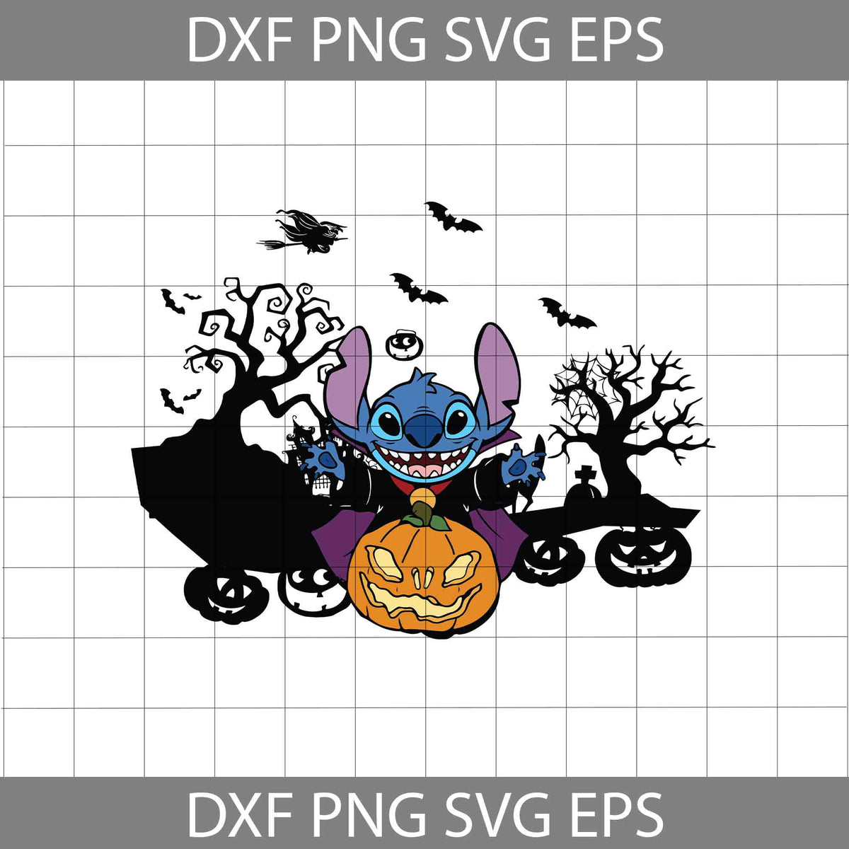 Spooky Stitch Halloween Svg, Halloween svg, Cricut File, Clipart, Svg ...