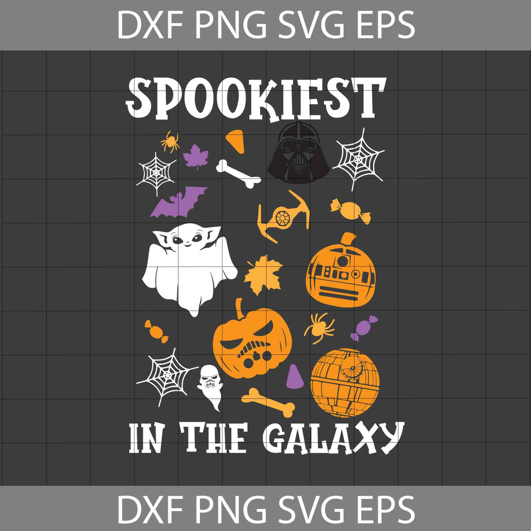 Spookiest In The Svg, Halloween Svg, Cricut File, Clipart, Svg, Png, Eps, Dxf