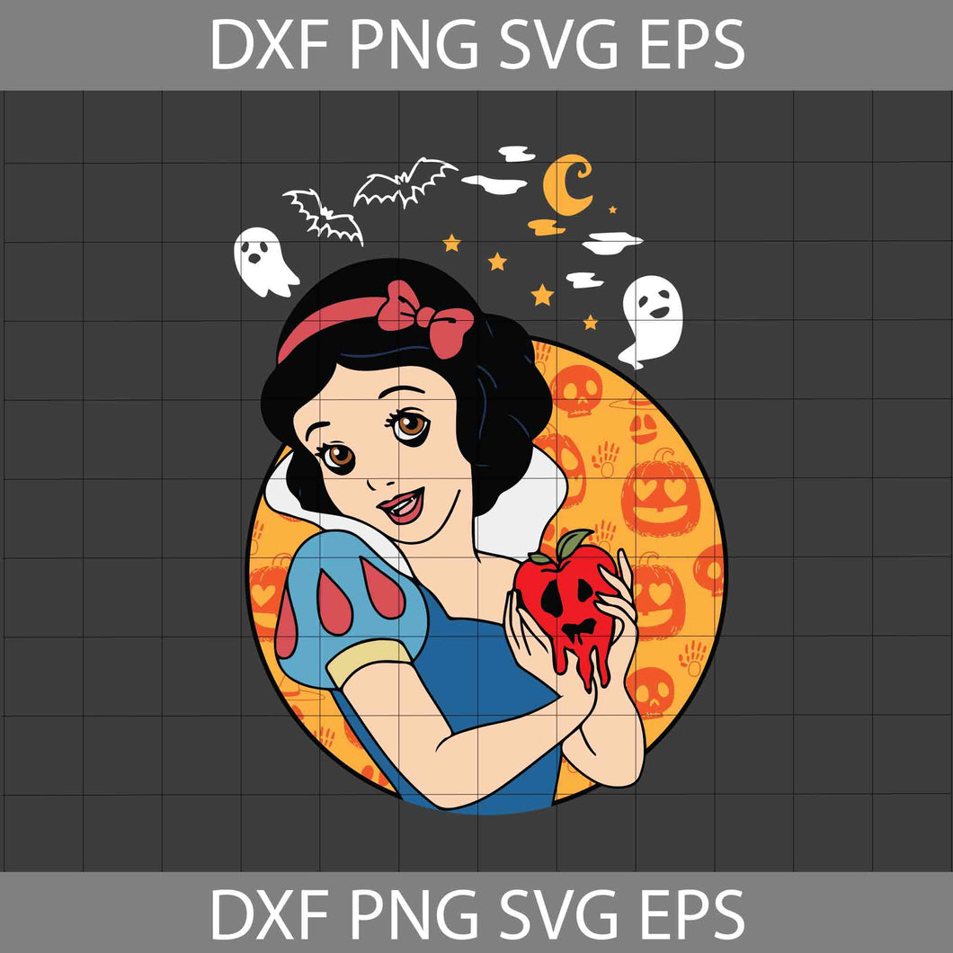 Snow White Witch Svg, Ghost svg, Princess svg, Halloween svg, cricut File, Clipart, Svg, Png, Eps, Dxf