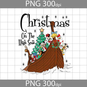 Christmas On The High Seas Svg, Christmas svg, Gift Svg, Cricut file, Clipart, Svg, Png, Eps, Dxf