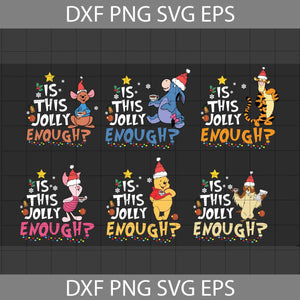 Is This Jolly Enough? Svg, Christmas Svg, Cricut File, Clipart, Svg, Png, Eps, Dxf