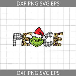 Peace Svg, Santa Svg, Christmas Svg, Gift Svg, Cricut File, Clipart, Svg, Png, Eps, Dxf