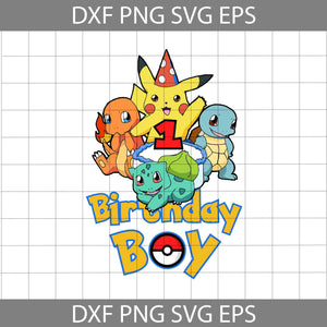 Birthday BOy Svg, Birthday Svg, Cricut File, Clipart, Svg, Png, Eps, Dxf