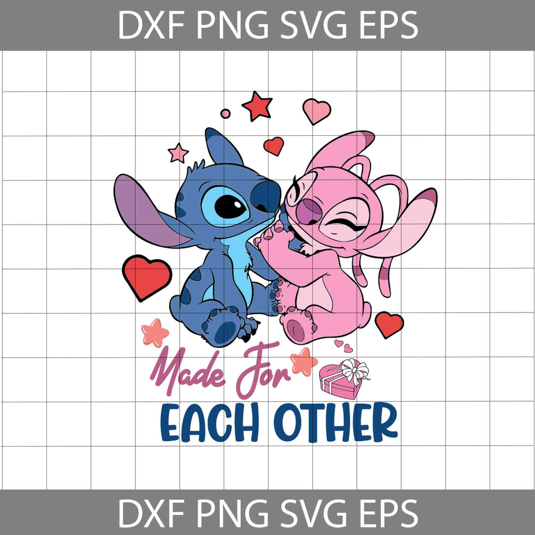 Made For Each Other svg, Love Svg, Valentine's Day Svg, Cricut File, Clipart, Svg, Png, Eps, Dxf