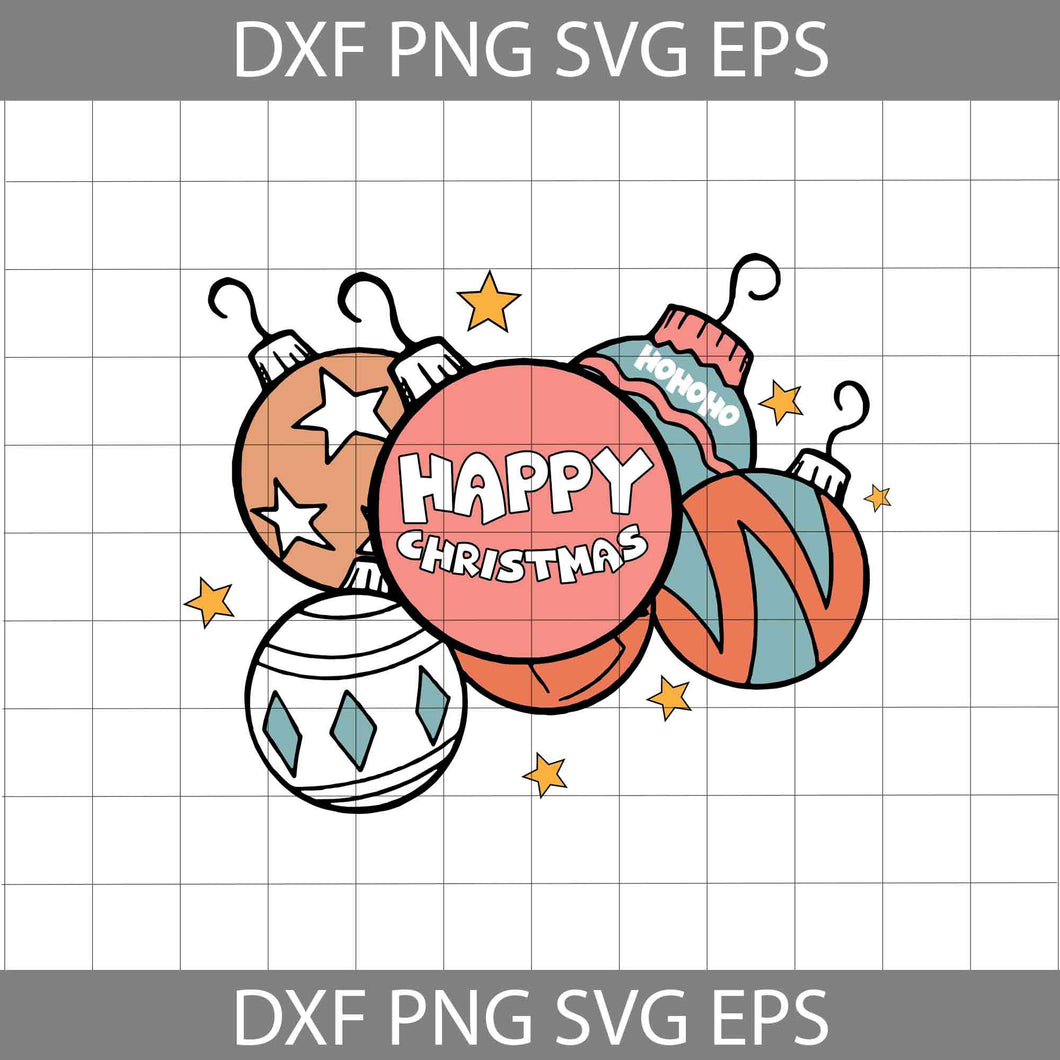 HoHoHo svg, Happy Christmas Svg, Christmas Light Svg, Bell Svg, Christmas Svg, Gift svg, Cricut File, Clipart, Svg, Png, Eps, Dxf