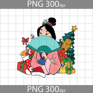 Princess Christmas Png, Sublimation, Png, Merry Christmas Png, Christmas Png, Gift Png, Png Digital Images 300dpi