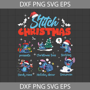 Presents Svg, Christmas Tree Svg, Socking Svg, Candy Cane Svg, Holiday Decor Svg, Snowman Svg, Christmas Svg, Cricut File, Clipart, Svg, Png, Eps, Dxf