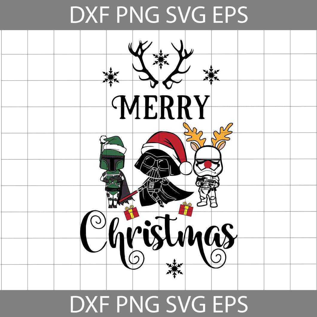 Merry Christmas Svg, Christmas Svg, Gift Svg, Cricut File, Clipart, Svg, Png, Eps, Dxf