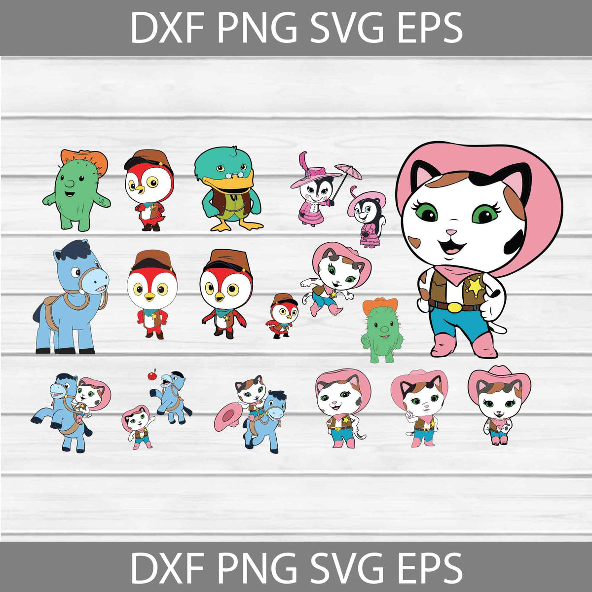 Callie Svg, Peck Svg, Toby Svg, Sparky Svg, Priscilla Skunk svg, Doc ...