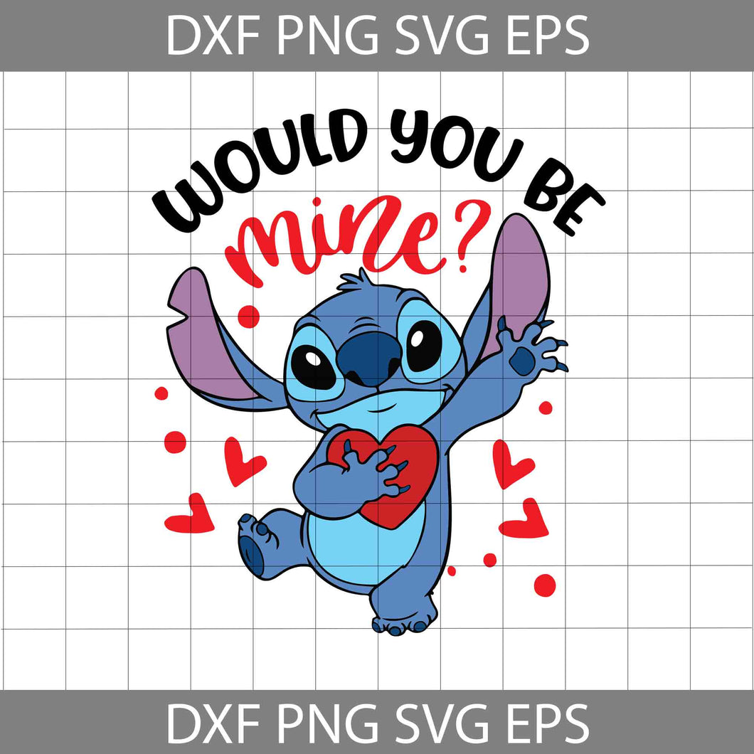 Would You Be Mine SVG,  Valentine's day Svg, Gift Svg, Cricut File, Clipart, Svg, Png, Eps, Dxf