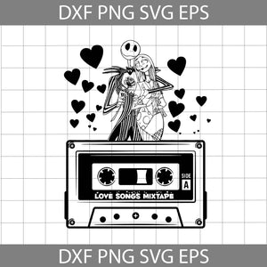 Love Songs Mixtape Svg, Cassette Love Svg, Love Svg, Valentine's Day Svg, ricut File, Clipart, Svg, Png, Eps, Dxf