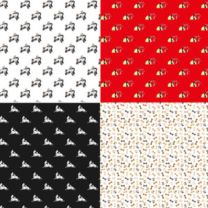 101 Dogs Seamless Pattern, Digital Papers, Scrapbook Papers, Pattern Paper, Background, Wallpaper, 12*12inches -300dpi