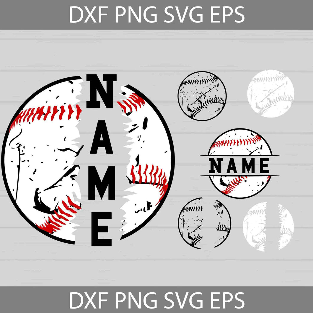 Baseball Name Svg, Love Baseball Svg, Love Sport Svg, Cricut File, Clipart, Svg, Png, Eps, Dxf