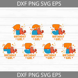 Bundle Family Birthday Girl Svg, Red Panda Svg, Turning Red Svg, Birthday svg, Cricut File, Clipart, svg, png, eps, dxf