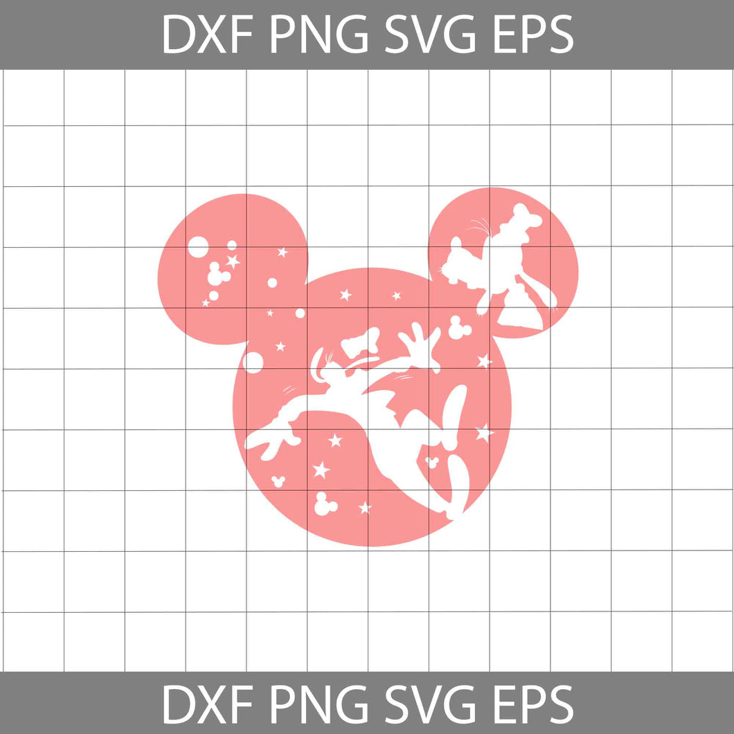 Goofy Mickey Ears Svg, Cartoon Svg, Cricut File, Clipart, Svg, Png, Eps, Dxf