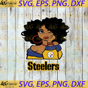 Pittsburgh Steelers Svg, Love Steelers Svg, Cricut File, Clipart, Sport Svg, Football Svg, Sexy Girl Svg, NFL Svg, Png, Eps, Dxf