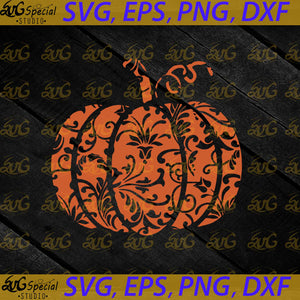 Pumpkin Svg, Orange Pumpkin Svg, Halloween Svg, Cricut File, Svg