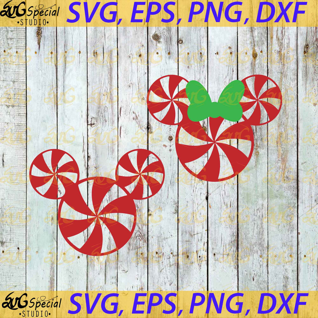 Mickey Svg, Minnie Svg, Mickey Candy Svg, Disney Svg, Christmas Svg, Merry Christmas Svg, Cricut File, Clip Art, Svg, Png, Eps, Dxf