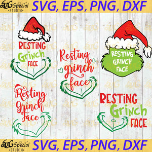 Resting Face Svg, Bundle, Funny Svg Dr. Seuss Svg, Christmas Svg, Merry Christmas Svg, Cricut ...