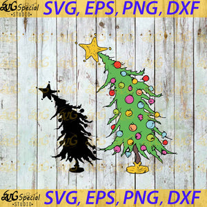 Christmas Tree Svg, Cricut File, Clip Art, Christmas Svg, Merry Christmas Svg, Funny Tree Svg, Green Tree Svg, Png, Eps, Dxf