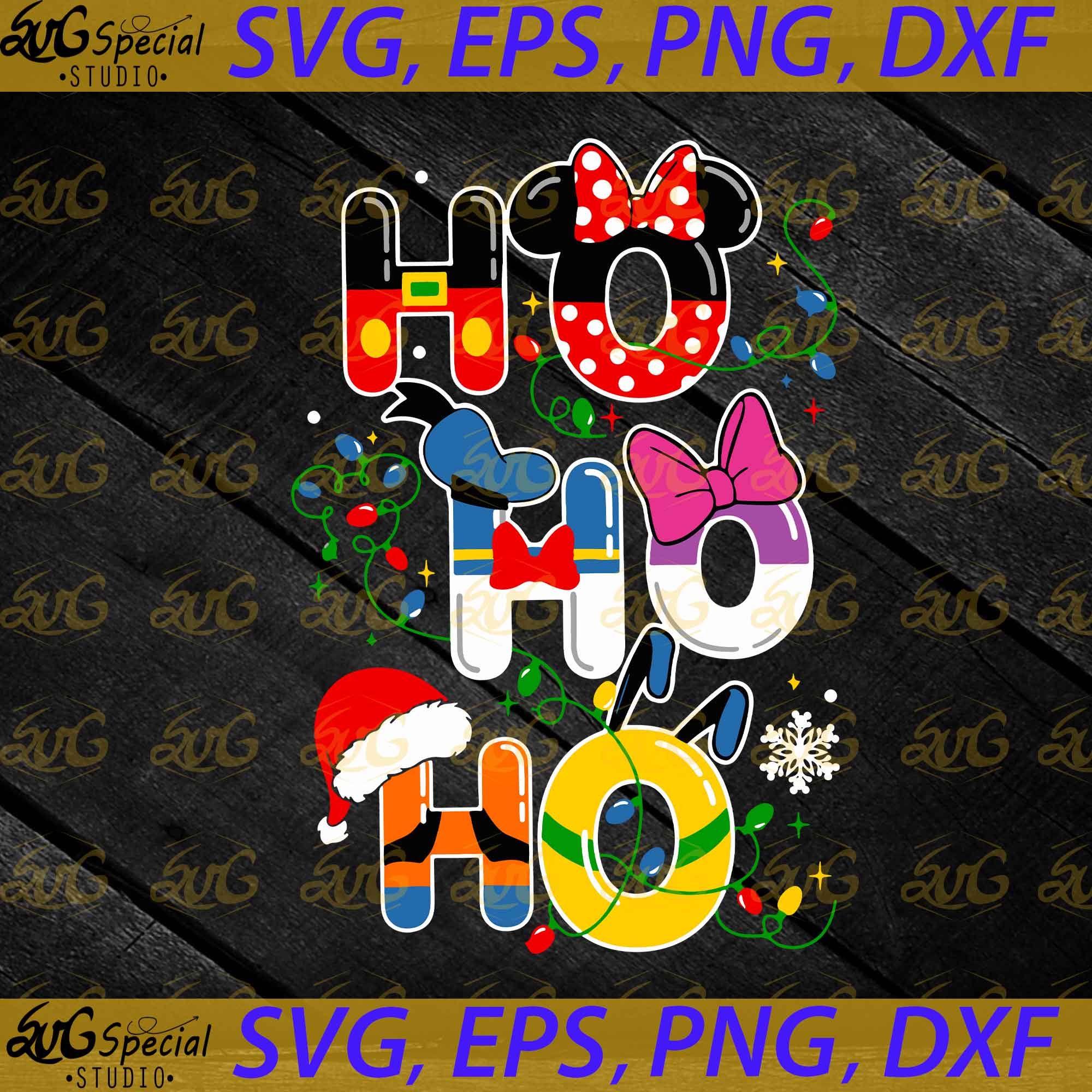 Christmas Ho Ho Ho SVG Designs, Clipart & Vector Images