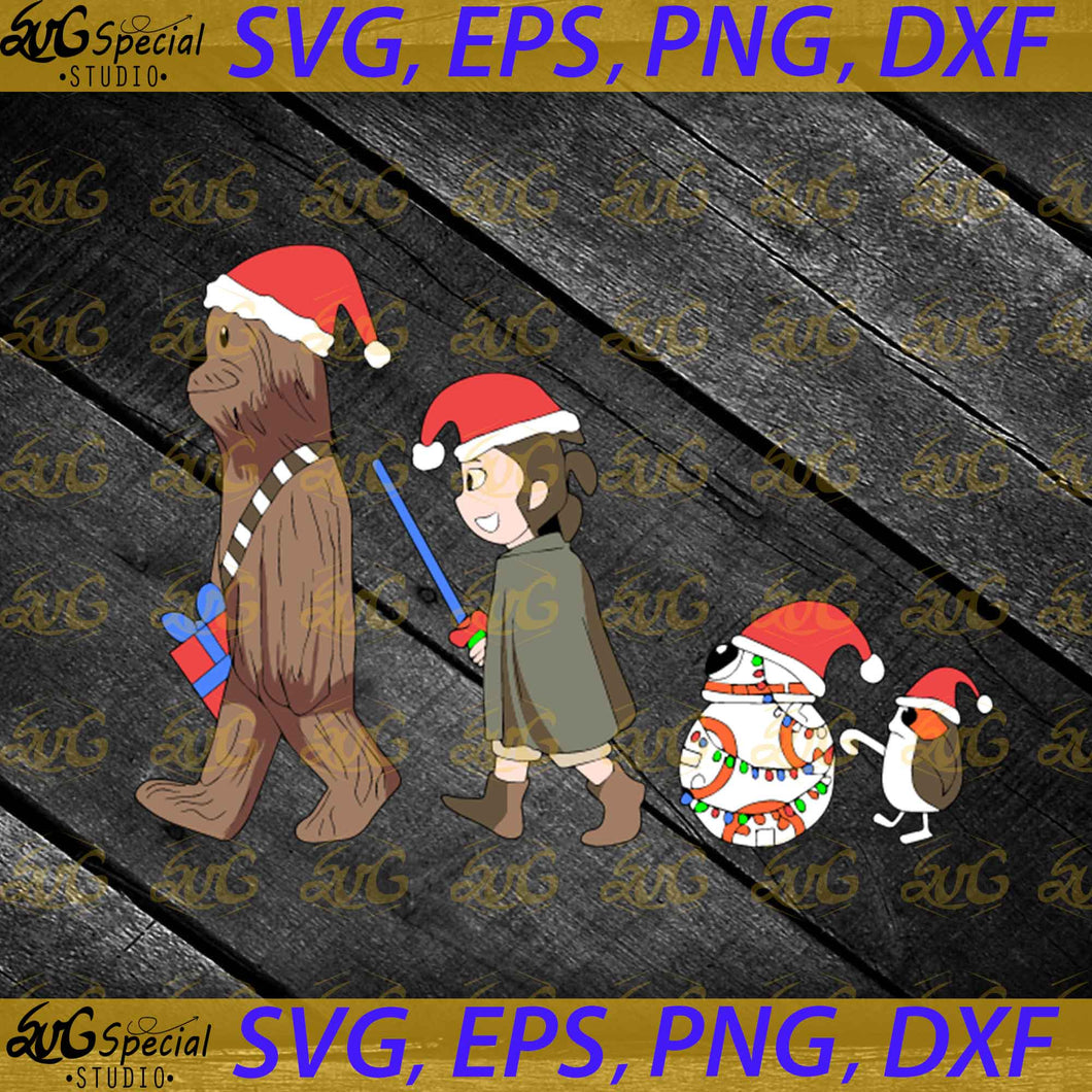 Star Wars Svg, Star Wars Christmas Svg, Christmas Svg, Cricut, Clipart, Funny Starwars Svg, The Droids Abbey Road