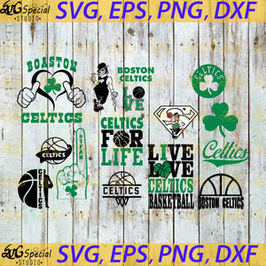 Boston Celtics Svg, Boston Celtics, Boston Celtics Basketball, Basketball Svg, Sport Svg, Bundle, Cricut File, Clipart, Basketball Mom Svg, Love Basketball Svg, Png, Eps, Dxf1