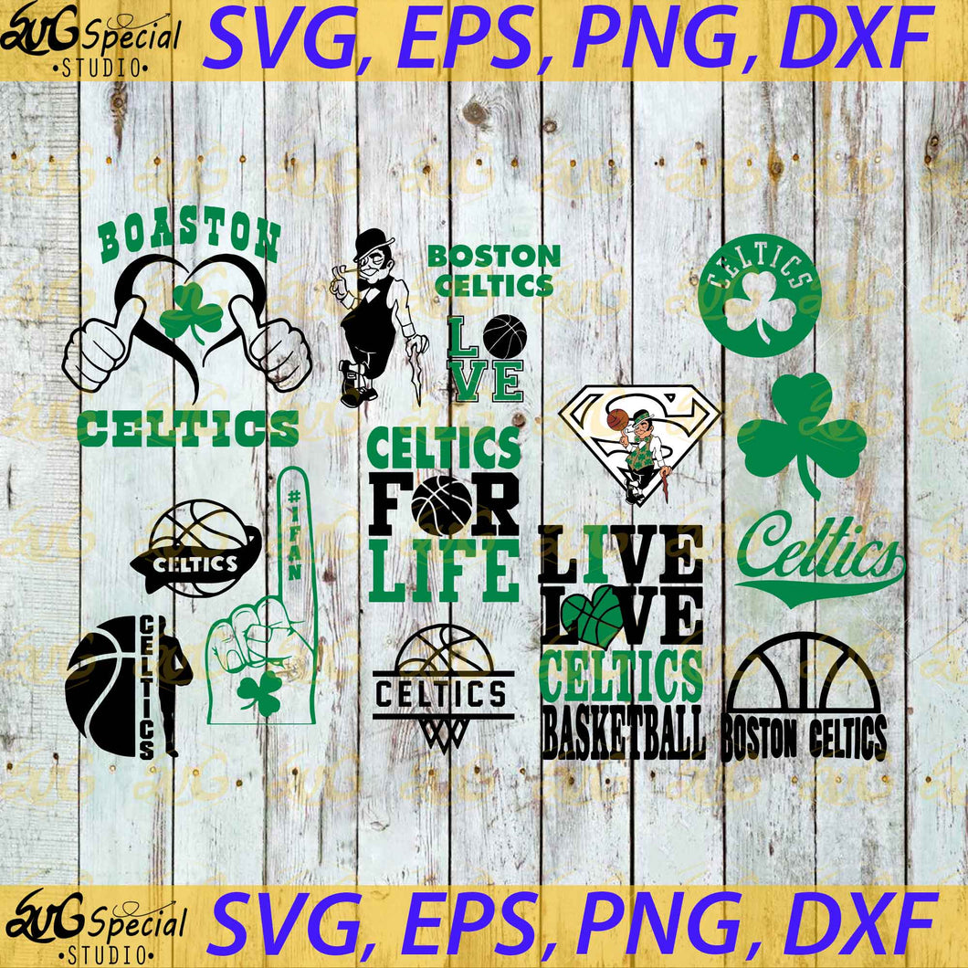 Boston Celtics Svg, Boston Celtics, Boston Celtics Basketball, Basketball Svg, Sport Svg, Bundle, Cricut File, Clipart, Basketball Mom Svg, Love Basketball Svg, Png, Eps, Dxf1