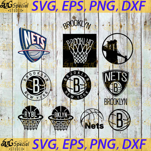 Brooklyn Nets Svg, Brooklyn Nets, Brooklyn Nets Basketball, Basketball Svg, Sport Svg, Bundle, Cricut File, Clipart, Basketball Mom Svg, Love Basketball Svg, Png, Eps, Dxf1