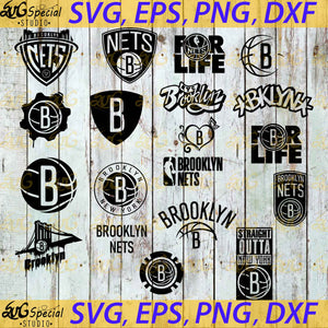 Brooklyn Nets Svg, Brooklyn Nets, Brooklyn Nets Basketball, Basketball Svg, Sport Svg, Bundle, Cricut File, Clipart, Basketball Mom Svg, Love Basketball Svg, Png, Eps, Dxf1