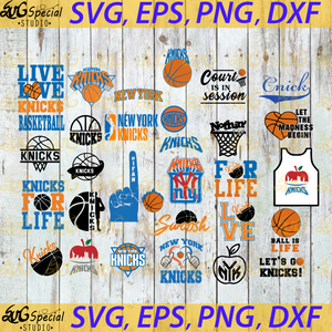 New York Knicks Svg, New York Knicks, New York Knicks Basketball, Basketball Svg, Sport Svg, Bundle, Cricut File, Clipart, Basketball Mom Svg, Love Basketball Svg, Png, Eps, Dxf1