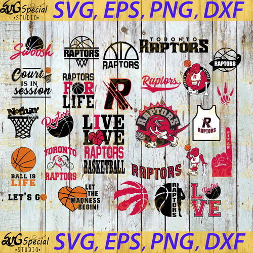 Toronto Raptors Svg, Toronto Raptors, Toronto Raptors Basketball, Basketball Svg, Sport Svg, Bundle, Cricut File, Clipart, Basketball Mom Svg, Love Basketball Svg, Png, Eps, Dxf1