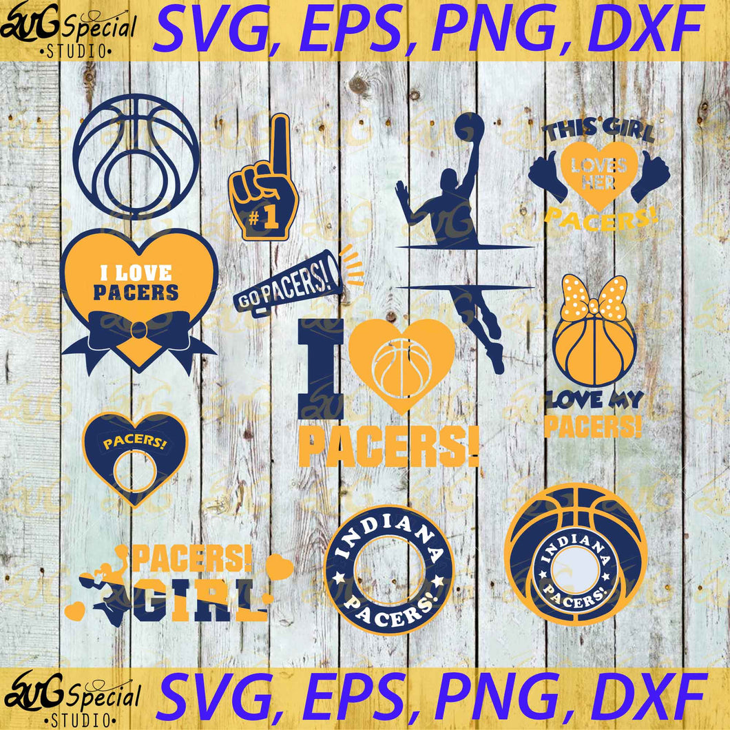 Indiana Pacers Svg, Indiana Pacers, Indiana Pacers Basketball, Basketball Svg, Sport Svg, Bundle, Cricut File, Clipart, Basketball Mom Svg, Love Basketball Svg, Png, Eps, Dxf1