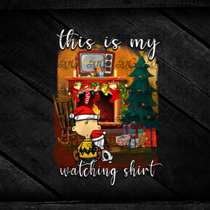 Peanut And Snoopy This Is My Hallmark Christmas Movie Watching Shirt PNG, Christmas PNG, Hallmark PNG, 300 DPI, Printable