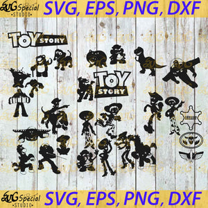 Toy Story Svg, Cartoon Svg,  Cricut File, Cowboys Svg, Police Svg, Silhouette Cameo