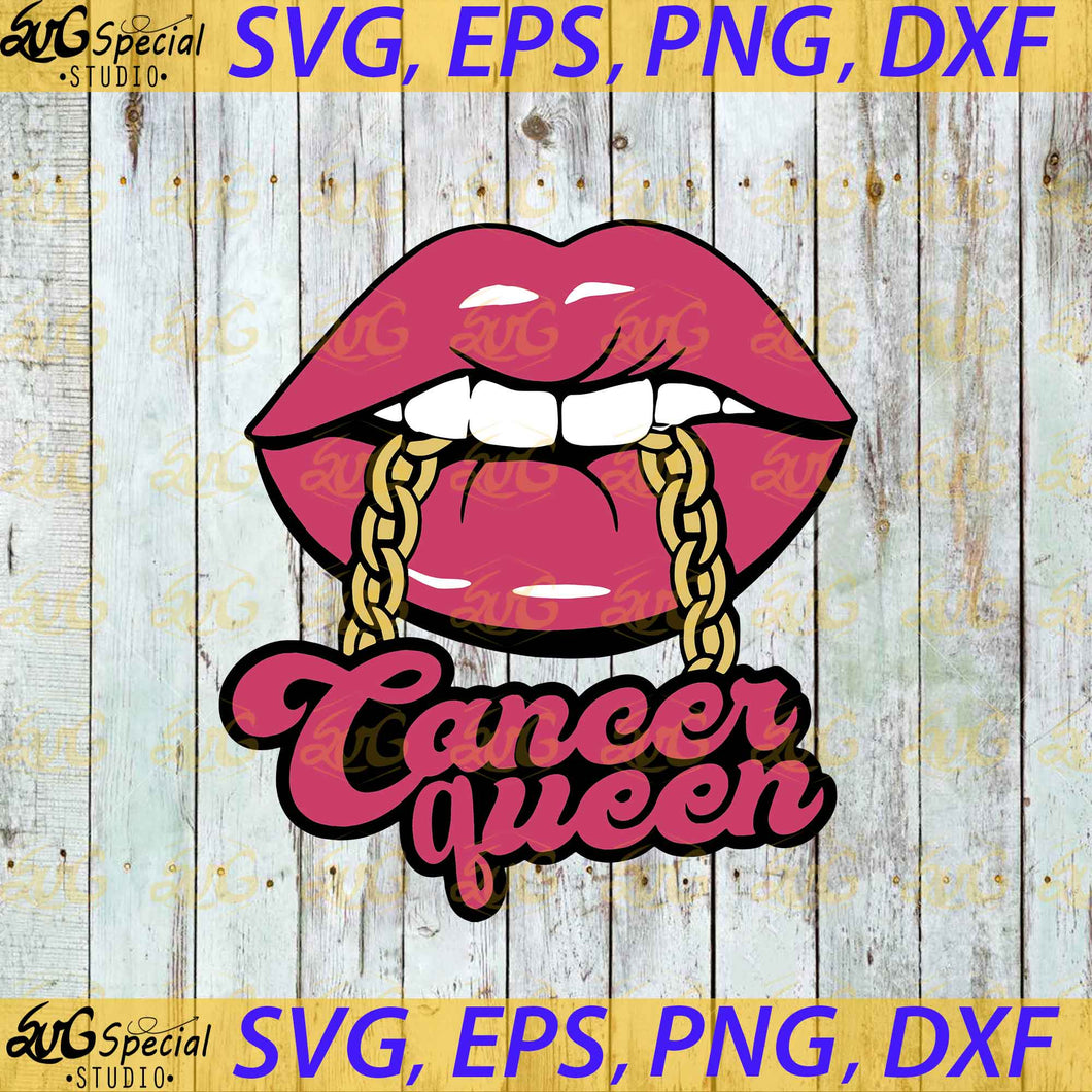 Cancer Queen Zodiac Lips Svg, Birthday Svg, Zodiac Svg, Cancer Svg, Cricut, Silhouette Cameo