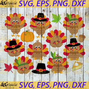 Thanksgiving Svg, Thanksgiving Turkey Svg, Fall Svg, Thanksgiving clipart, Svg Files, Pumpkin Svg, Turkey Cute Svg, Png, Eps, Dxf