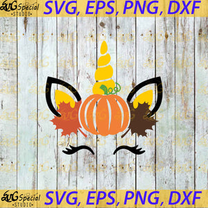 Autumn Unicorn Svg, Fall Unicorn Svg, Fall Baby Girl Shirt, Funny Cute Svg, October Svg, Thanksgiving Svg, Cricut File, Clipart, Svg, Png, Eps, Dxf
