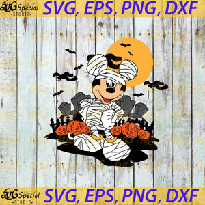 Child Svg, Mickey Svg, Cricut File, Clipart, Mummy Svg, Funny Mouse Svg, Halloween Svg