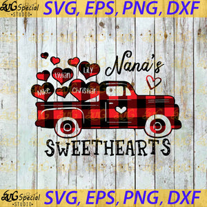 Nana's Sweetheart Svg, Valentines Svg, Nana Truck, Grandma's Sweetheart Valentines, Digital File, Printable Download