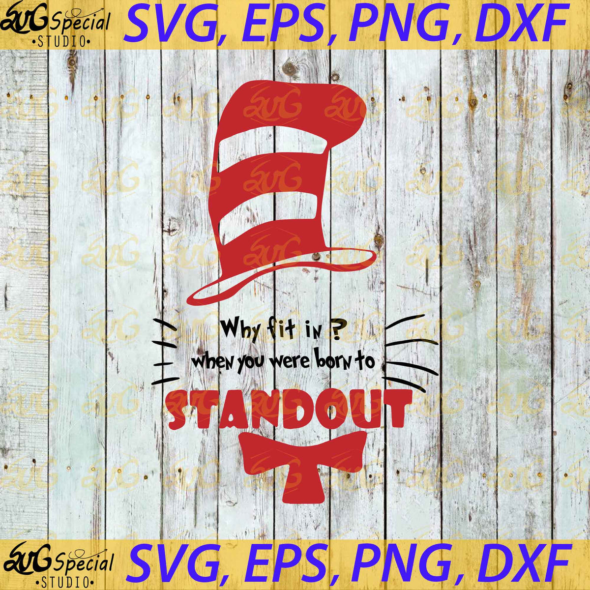 Why fit in When you were born to stand out svg, Cricut File, Clipart ...